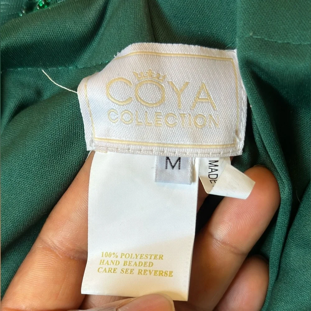 Elegant Green Evening Gown  Size M - Picture 13 of 13